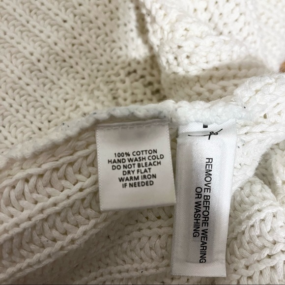Ann Taylor LOFT White Knit Cowl Neck Sweater Size XS - Picture 5 of 5
